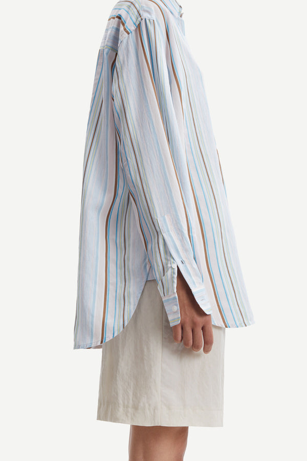 Alfrida Button Down Shirt | Pastel Stripe