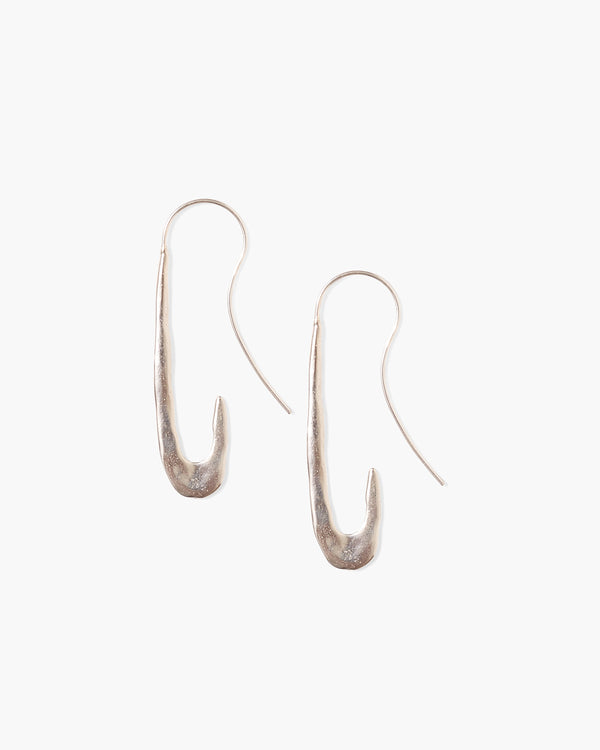 Sterling Silver Gala Crescent Earring