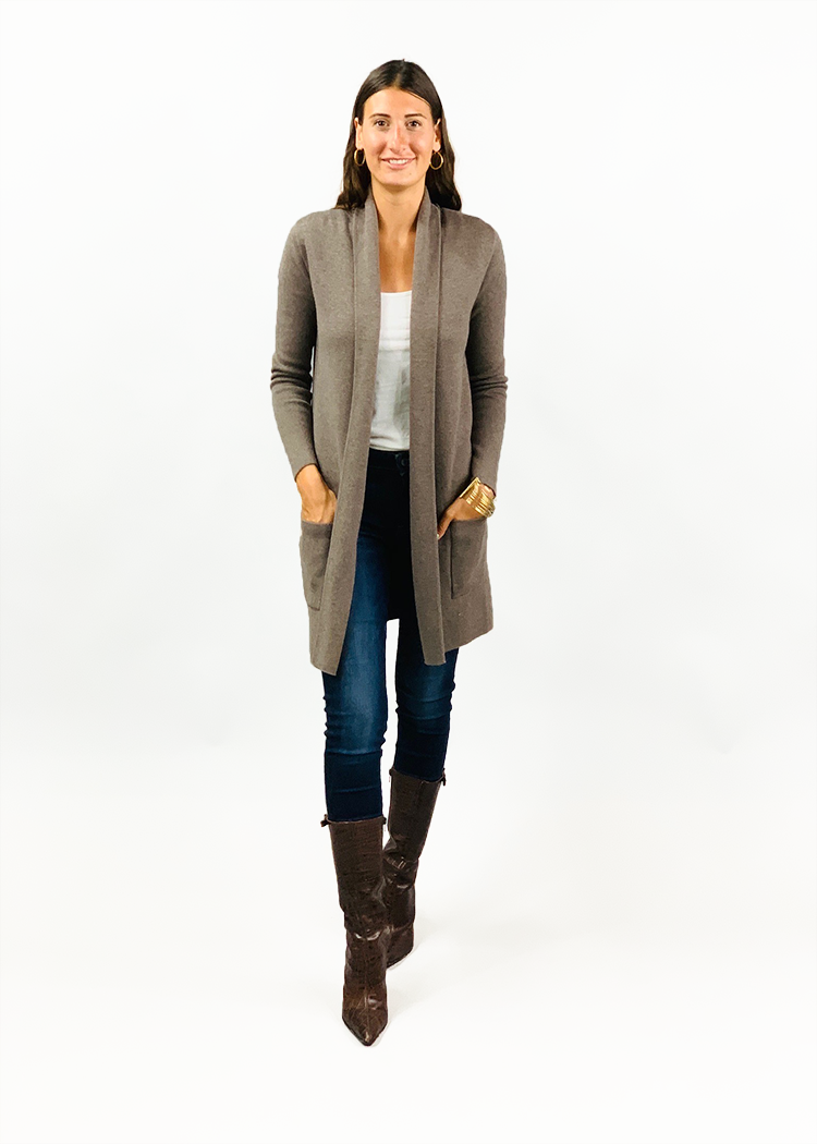 Lily Travel Coat | Iced Coffee