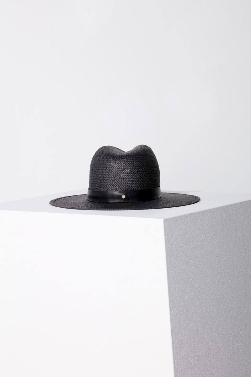 Simone Packable Hat | Black