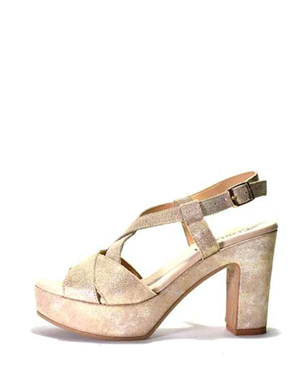 Tahlia Platform Sandal | Gold