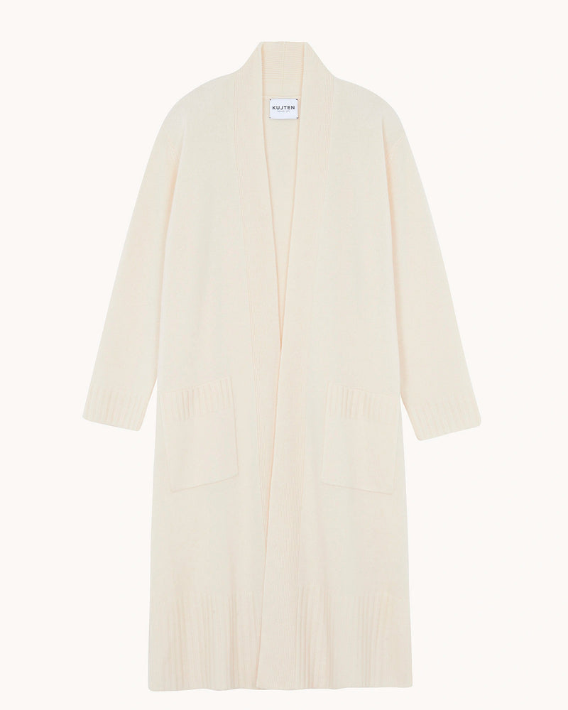 Sonia Front Pocket Duster | Blanc