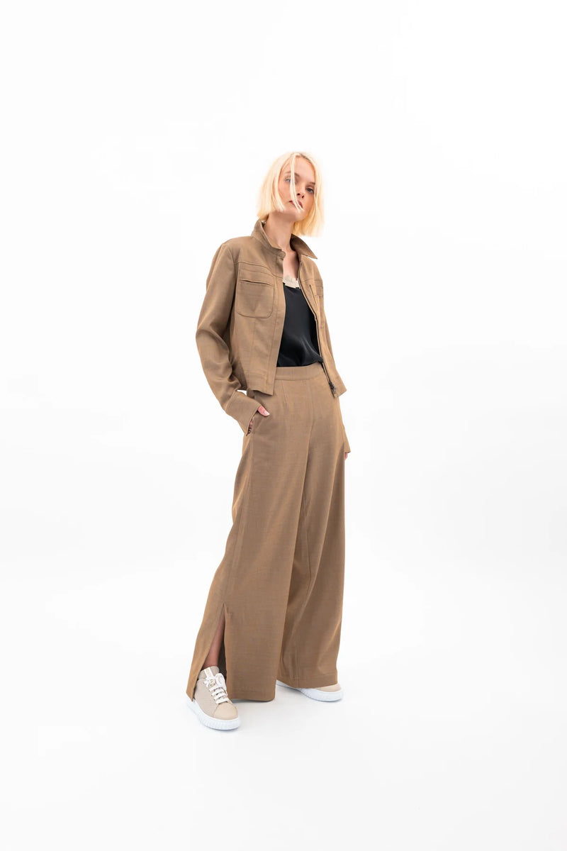 Vance Wide Leg Pant | Jute