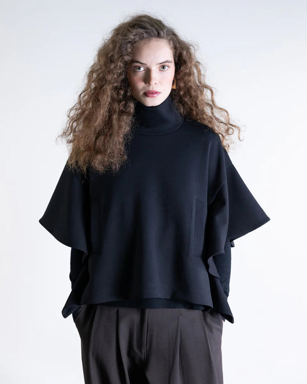 Poncho Top | Black