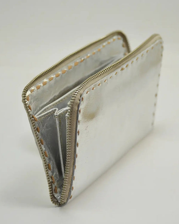 Studio Caleidoscope Luna Wallet in Gold open at well heeled