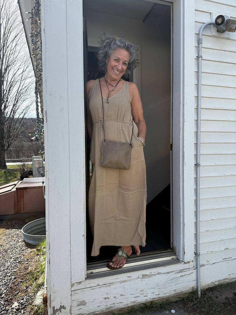 Zahara Maxi Dress | Wheat
