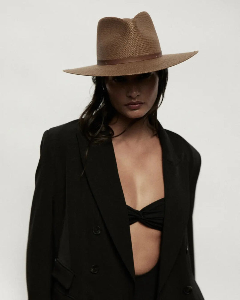 Sherman Packable Hat | Brown St