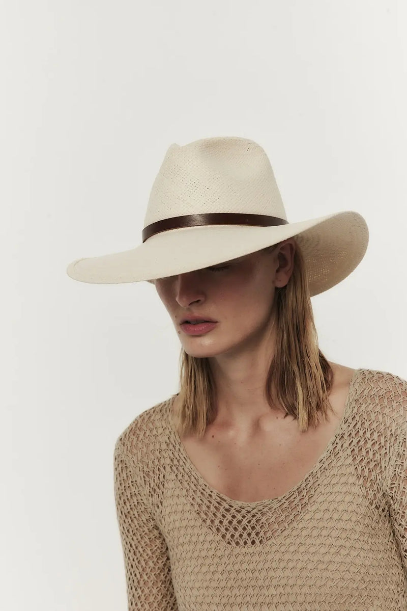 Judith Packable Hat  Natural – Well Heeled