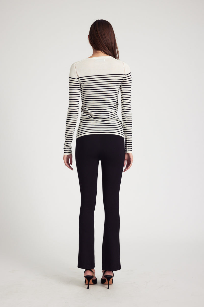 Ankle Flare Pant | Black
