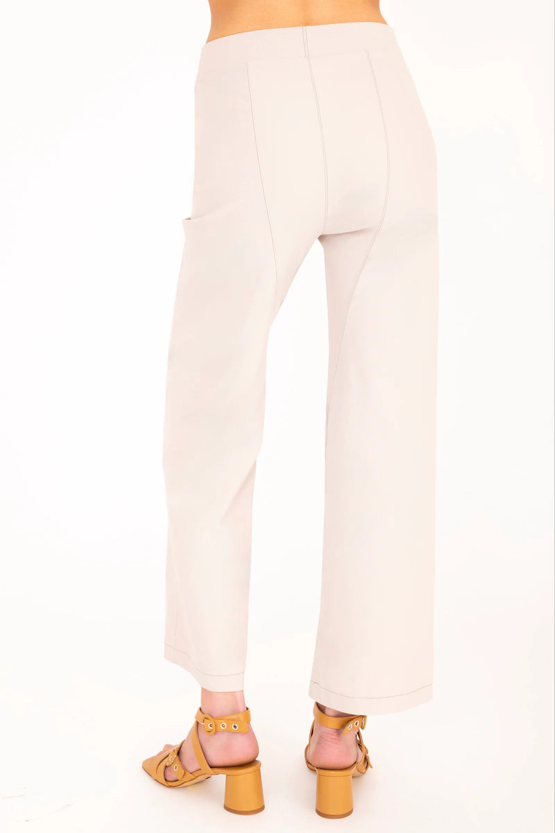 Bixby Cropped Pant | Oyster – Well Heeled