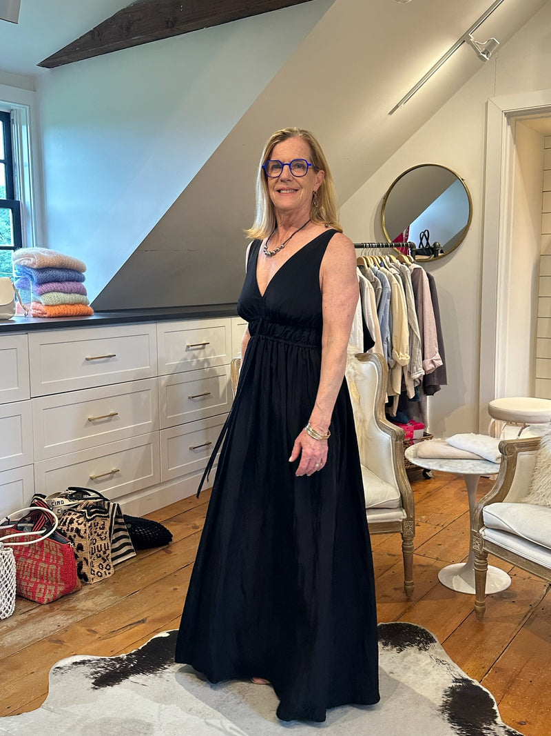 Greek Inspired Dress | Black