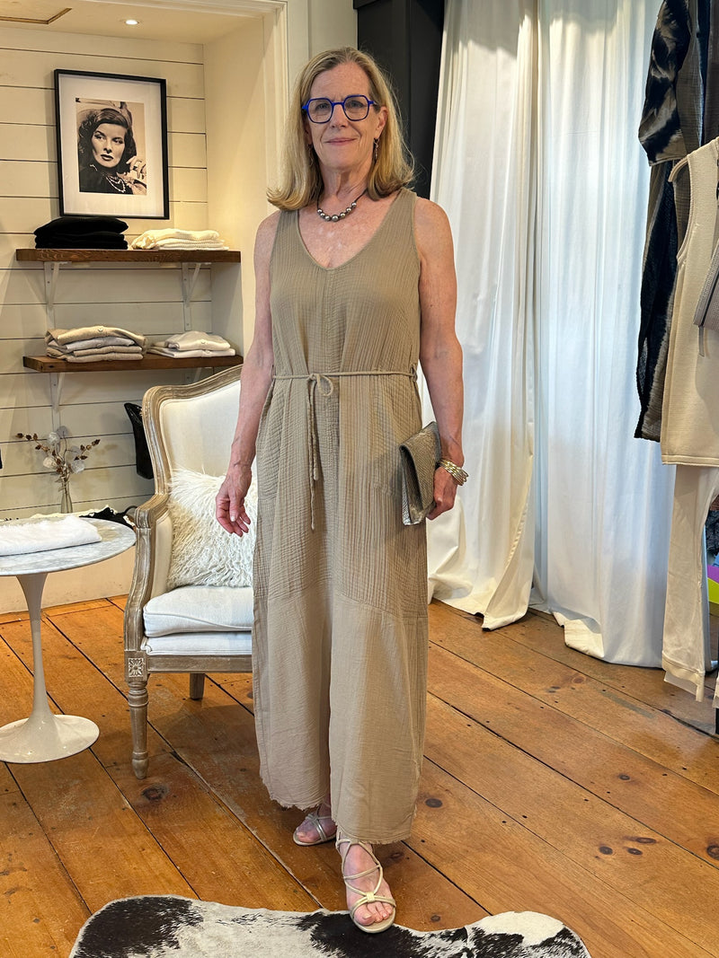Zahara Maxi Dress | Wheat