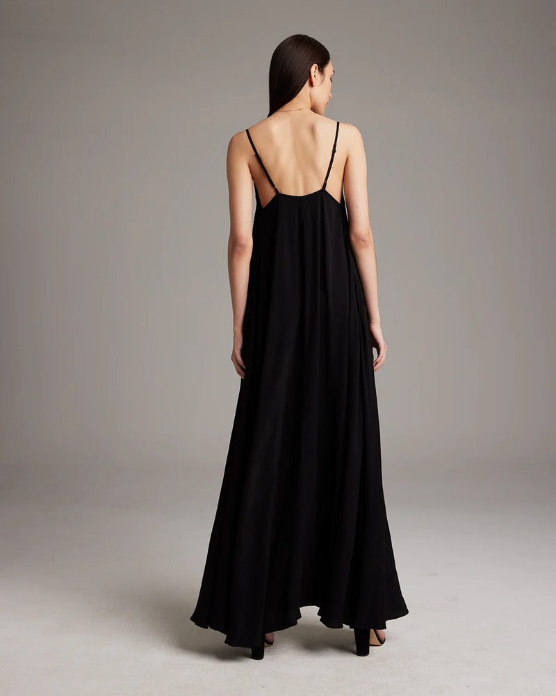 Parachute Slip Dress | Black