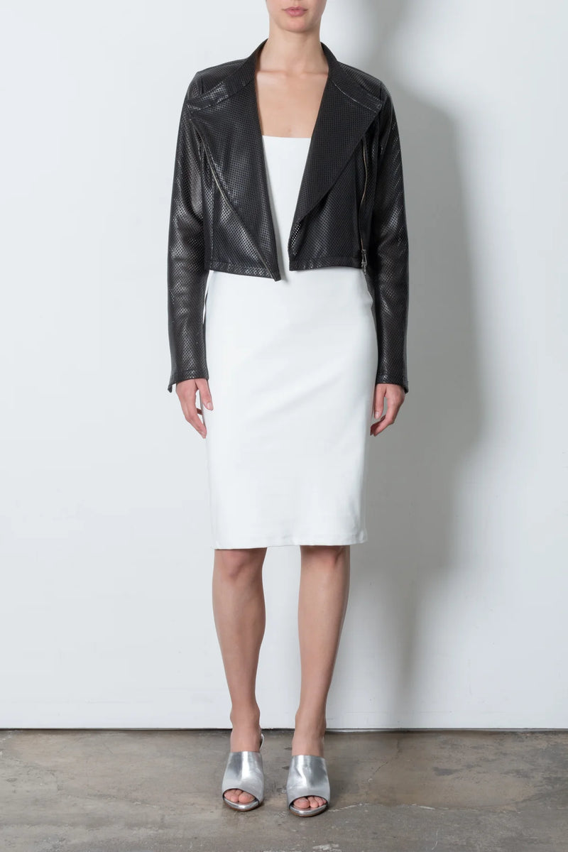 Trent Perforated Jacket | Black