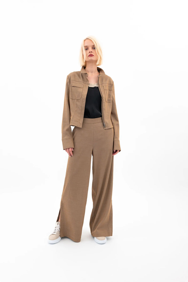 Vance Wide Leg Pant | Jute