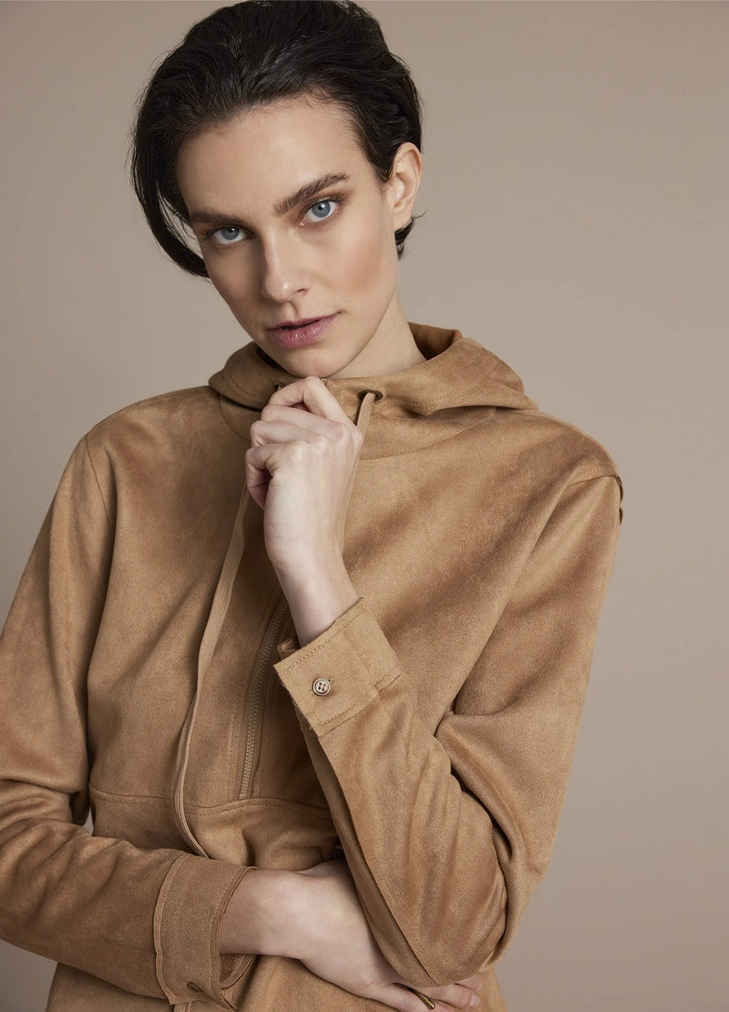 Hooded Dress | Warm Sand
