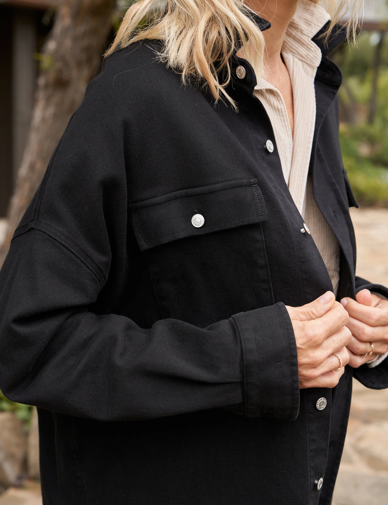 McLoghlin Shirt Jacket | Black