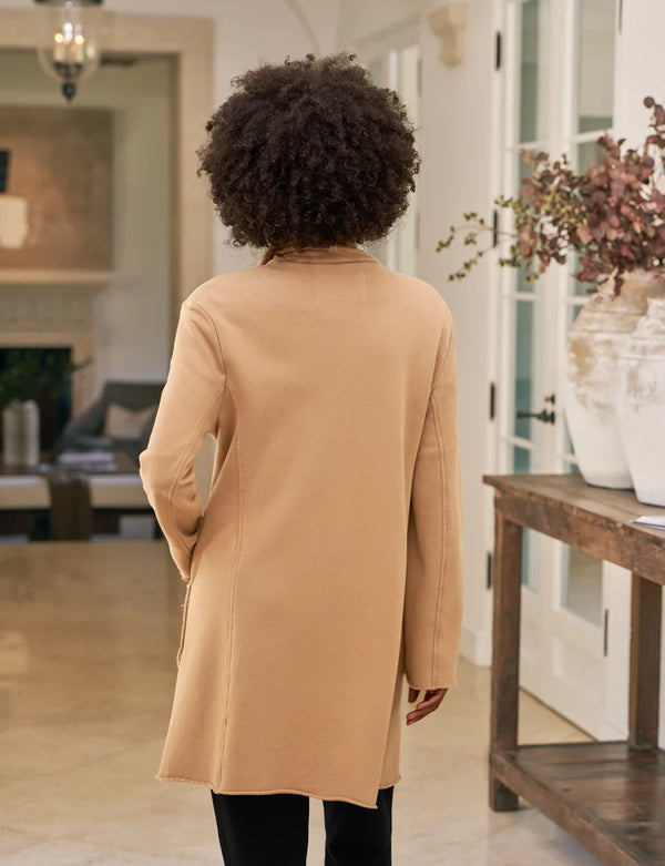 Belfast Sweatshirt Trench Coat | Camel