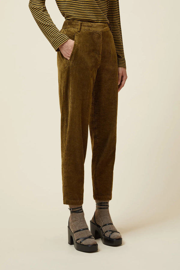 Corduroy Trousers  | Khaki