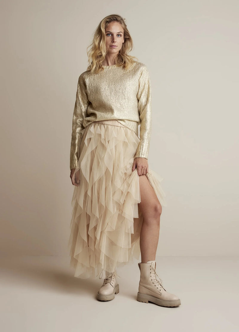 Mesh Skirt | Alpaca
