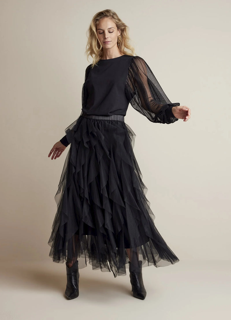Mesh Skirt | Black