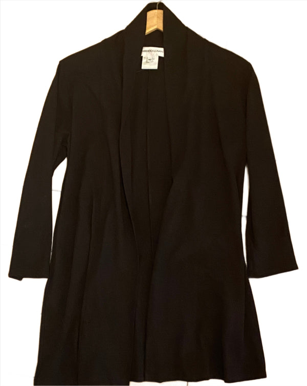 Shawl Collar Cardigan | Black