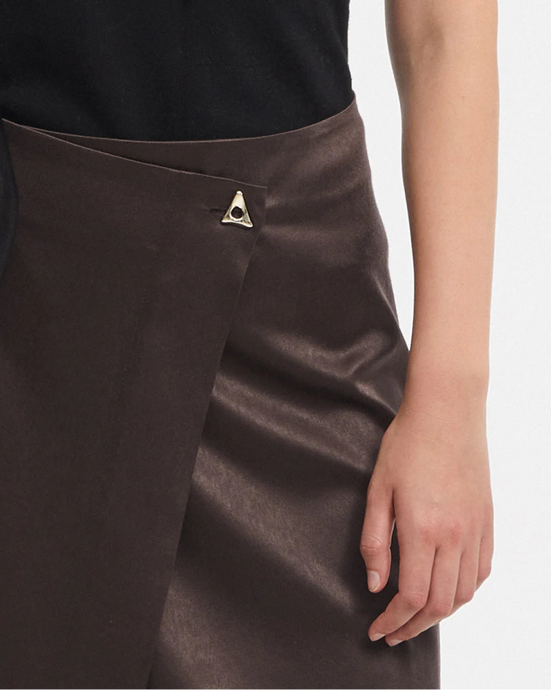 Royal Long Skirt | Espresso