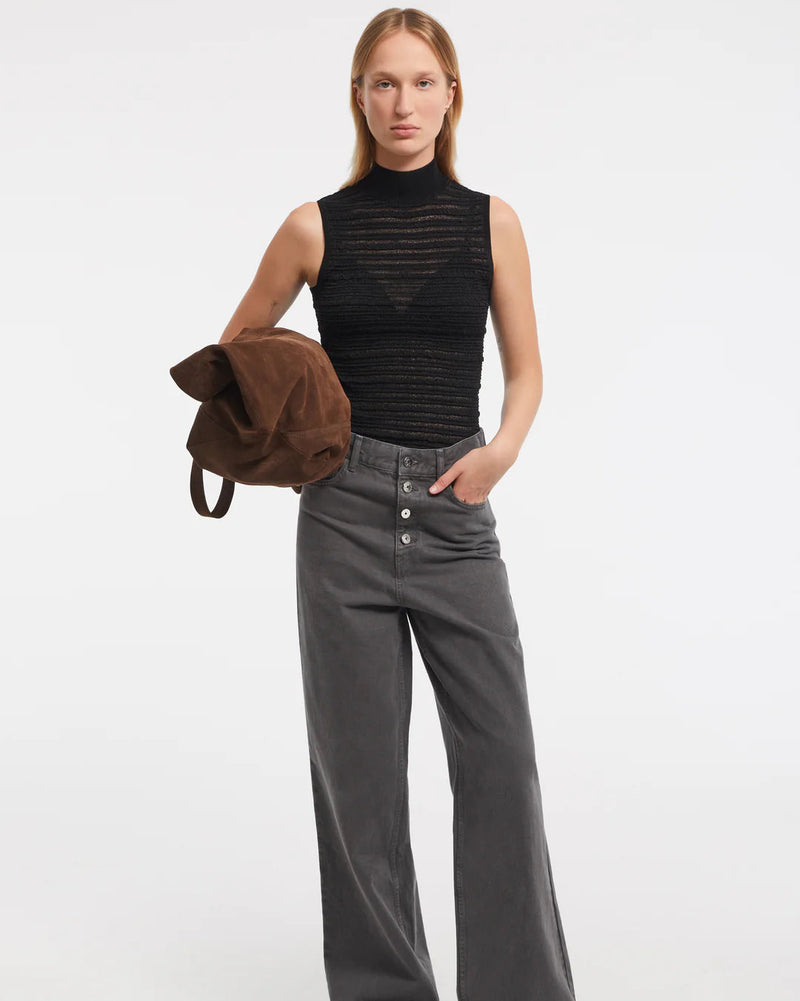 Maribel Sleeveless Top | Black