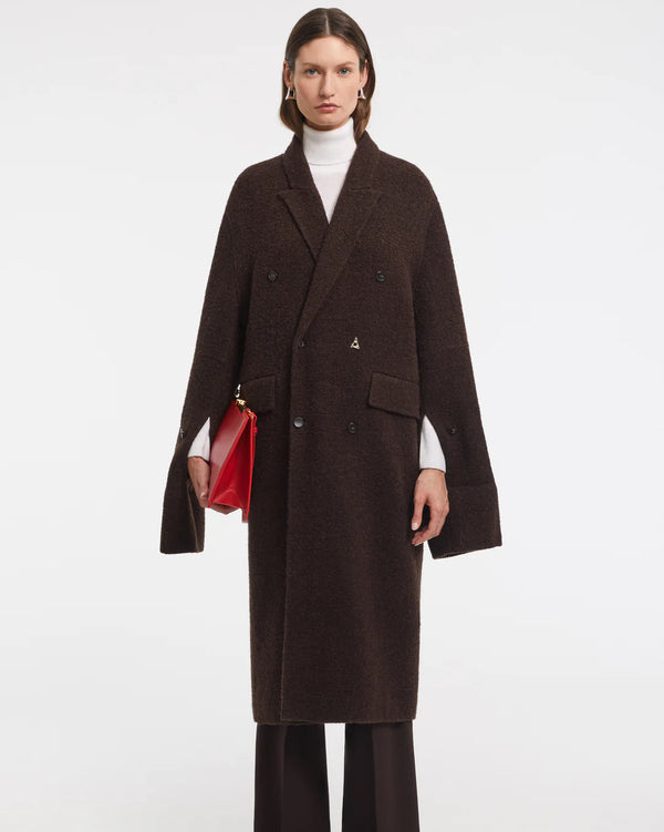 Liora Coat | Dark Ebony