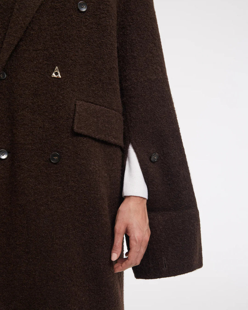 Liora Coat | Dark Ebony