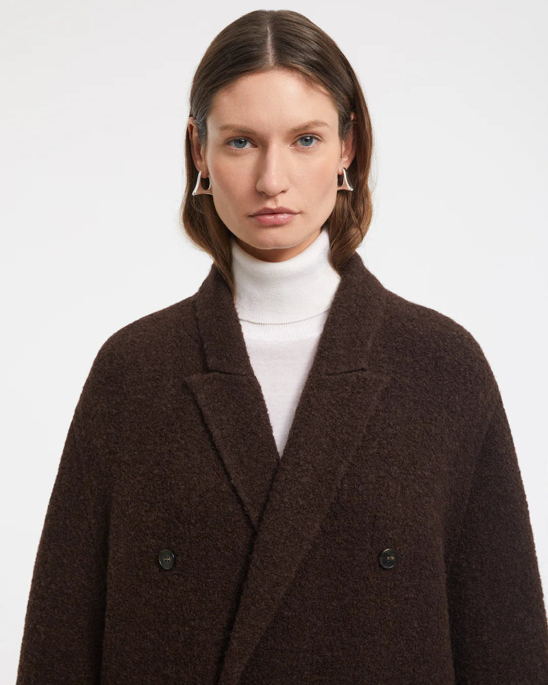 Liora Coat | Dark Ebony