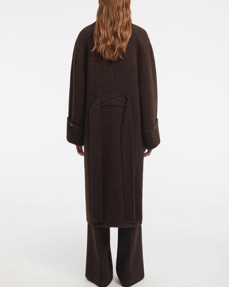 Liora Coat | Dark Ebony