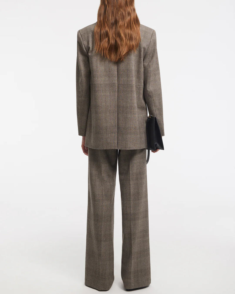 Mercedes Blazer | Checkered Grey