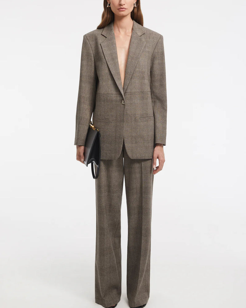 Mercedes Blazer | Checkered Grey