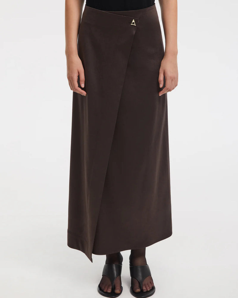 Royal Long Skirt | Espresso