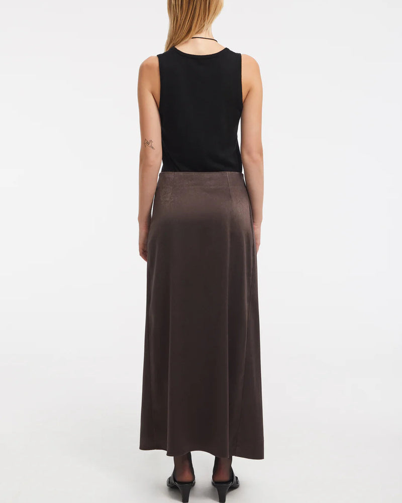 Royal Long Skirt | Espresso
