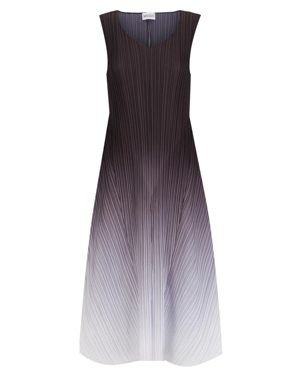 Long Estrella Dress | Onyx to Snow