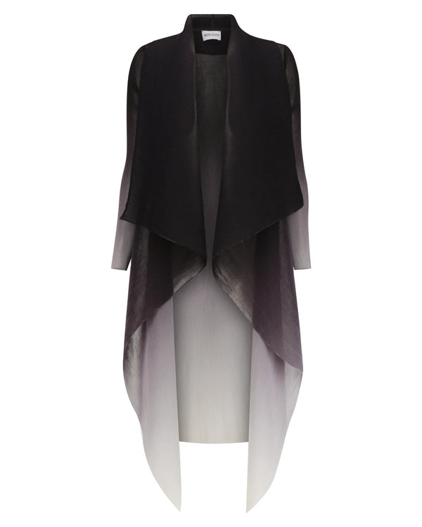Collare Coat | Onyx To Snow