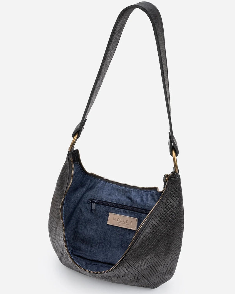 Andi Shoulder Bag | Black Basket