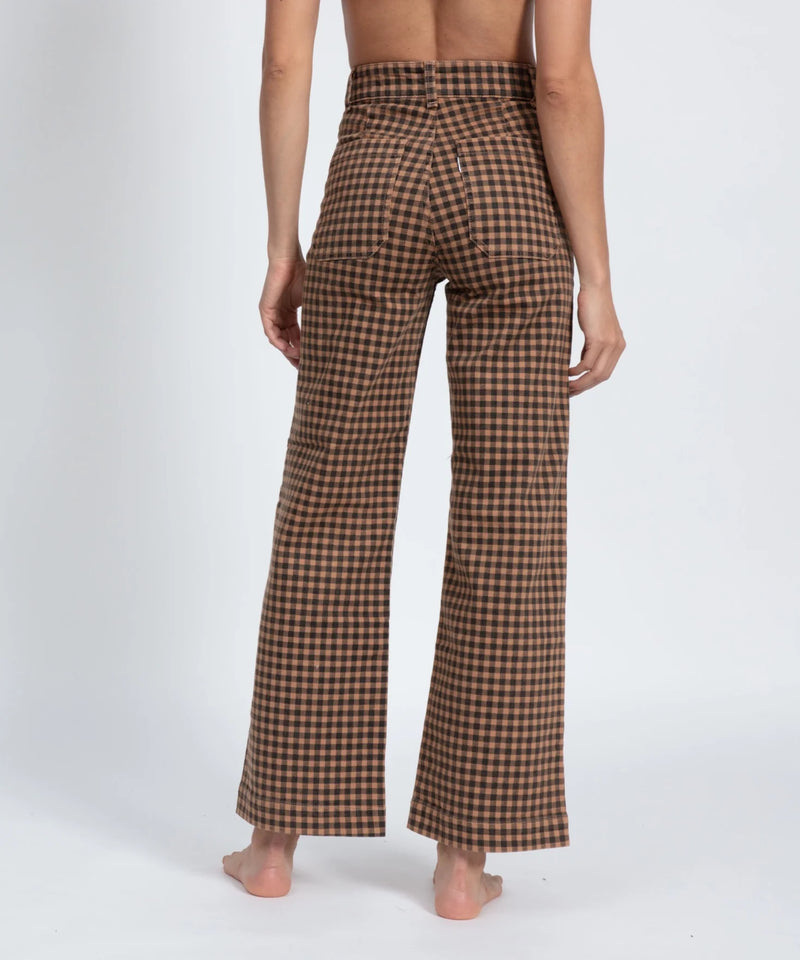 Sailor Pant | Camel Plaid