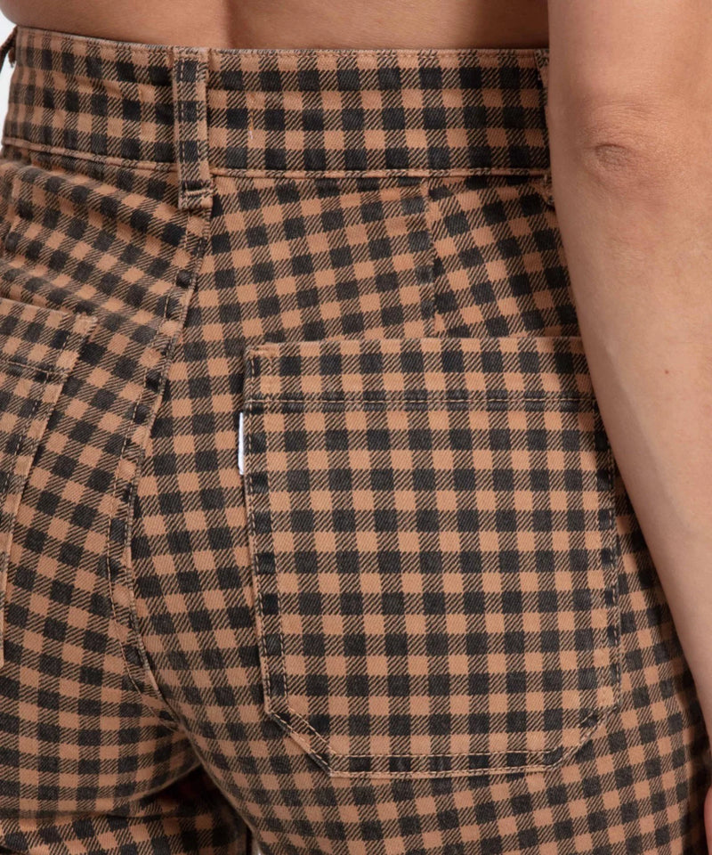 Sailor Pant | Camel Plaid