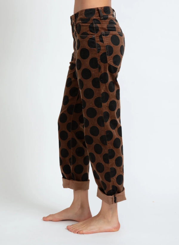 Beau Velvet Polka Dot Pant