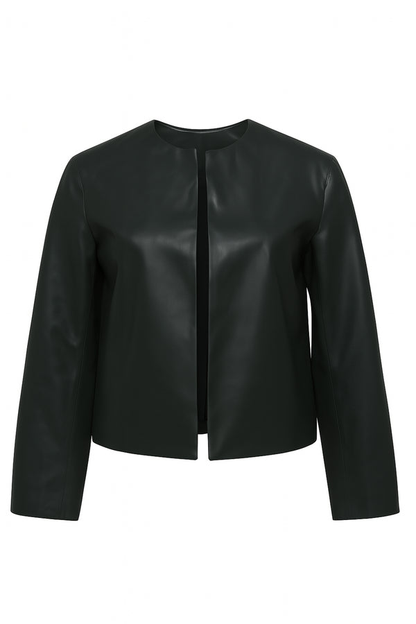 Blake Leather Jacket | Black