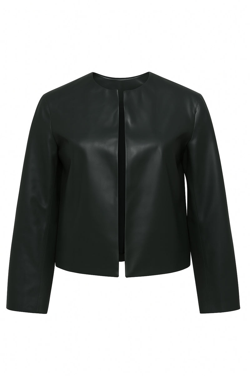 Blake Leather Jacket | Black