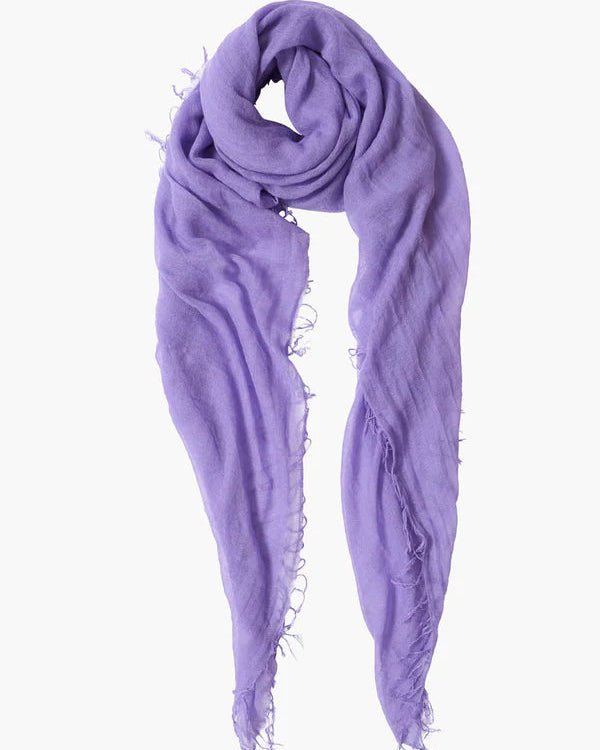 Cashmere Scarf | Purple Paisley