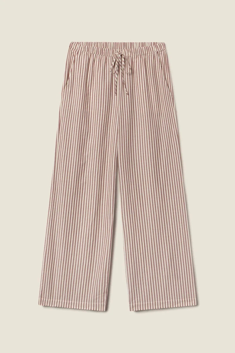 Vera Pant | Burgundy Stripe