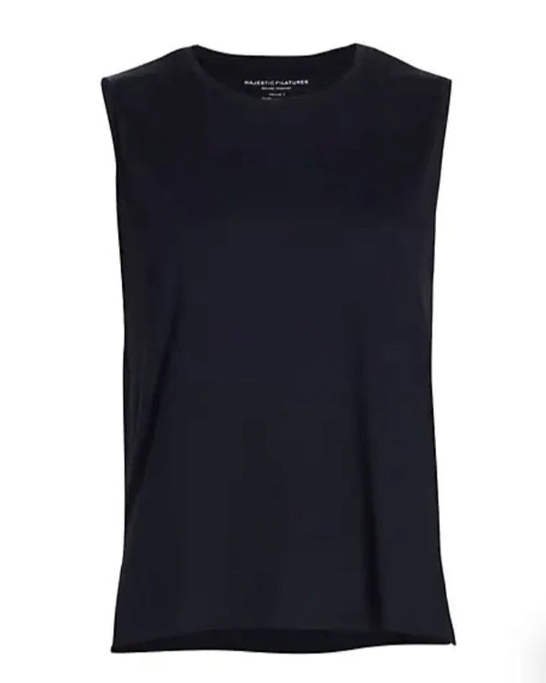 Organic Cotton Crew Tank | Marine