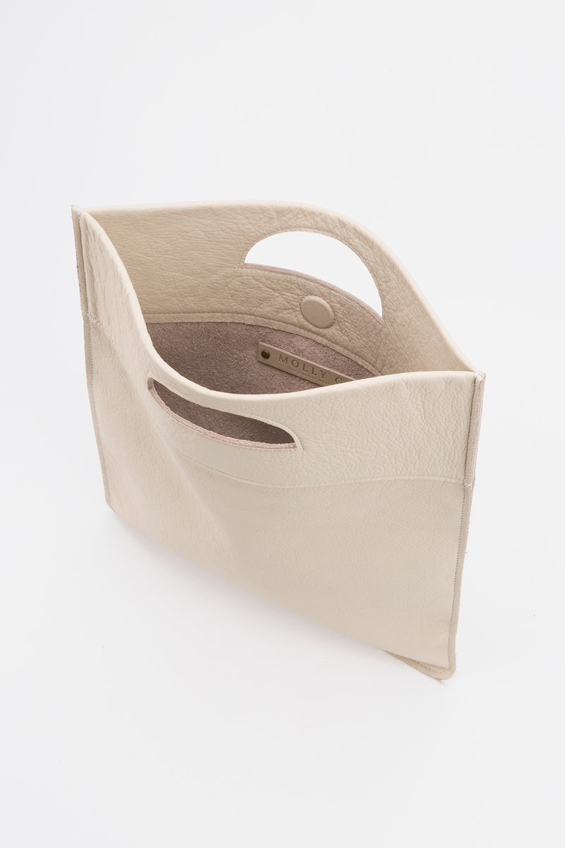 Collette Foldover Clutch | Bone