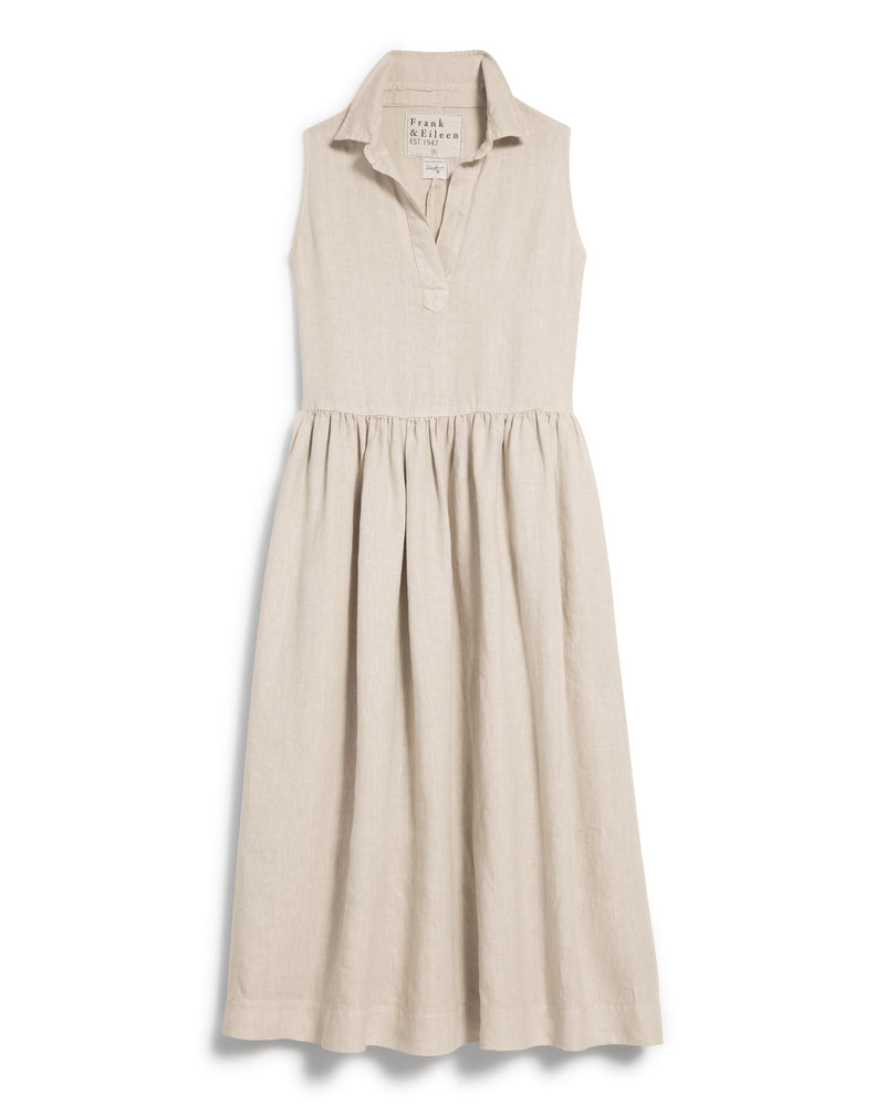 Daphne Linen Shirtdress | Sand