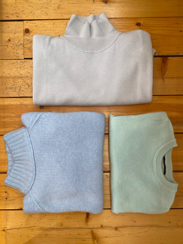 All Thumbs Cropped Sweater | Mint